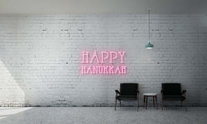 Worldwide Neon Signs: Happy Hannukah