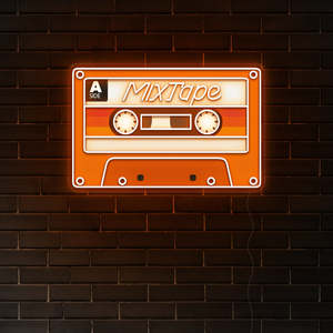 Trending Neon Signs: Mix Tape LED Neon Sign