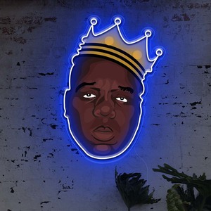 Party Neon Signs: Biggie Smalls Neon Art