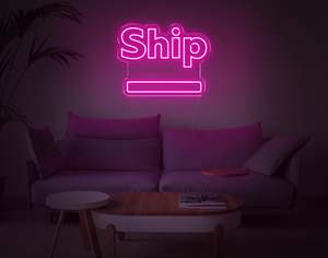 Symbol Neon Signs: Ship LED Neon Sign