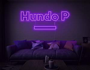 Hundo P LED Neon Sign