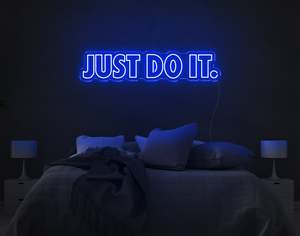 Motivational Neons: Just Do It LED Neon Sign
