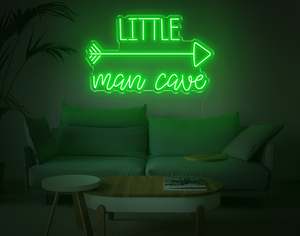 Mancave Neon Signs: Little Man Cave LED Neon Sign