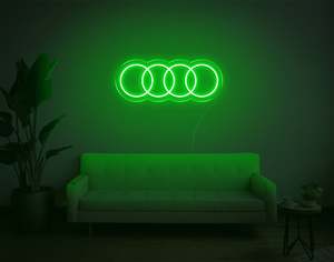 Car Neon Signs: Audi LED Neon Sign