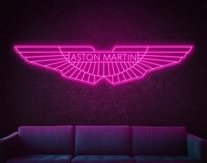 Car Neon Signs: Aston Martin LED Neon Sign