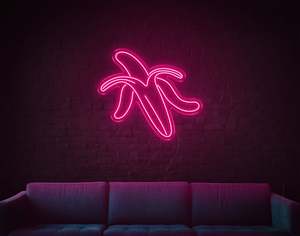 Restaurant Neon Signs: Banana Peel LED Neon Sign