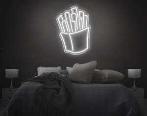 Restaurant Neon Signs: Fries LED Neon Sign