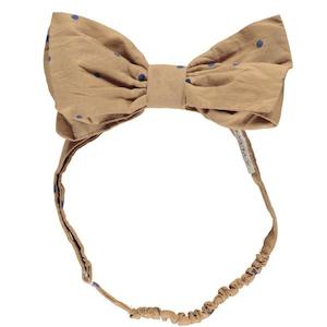 Accessories: MarMar Copenhagen Alva Bow - Caramel Dot