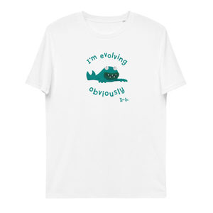 Unisex organic cotton t-shirt – Kiri and Lou Ictheo Evolving