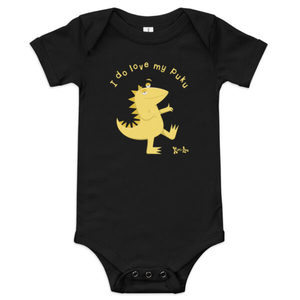 Baby short sleeve one piece – Kiri and Lou I Do Love My Puku