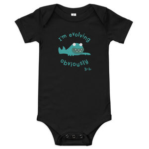 Baby short sleeve one piece – Kiri and Lou Ichtheo Evolving