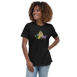 Women’s Relaxed T-Shirt – Kiri and Lou Let’s Dance