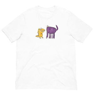 Products: Unisex t-shirt – Kiri and Lou by Small