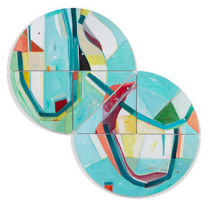 Original Artwork: Dandy Horse Cruise - Abstract Wall Installation