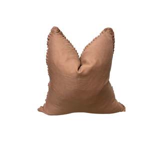 Dusty Pink Linen Euro Cushion