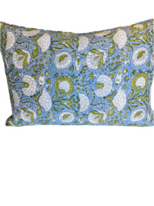 Cushions: Indian Hand blocked cushion