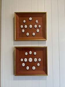Wall Decor: Pair of framed grand tour Intiligos