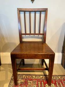 Sale: Set of 4 x Oak Georgian Chairs