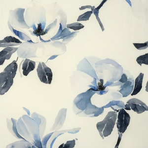 Designer Roll Ends: Mokum Magnolia China Blue (1.6m)