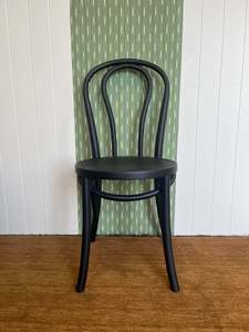 All: Black Bentwood Dining Chairs