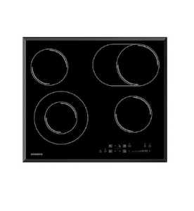 Samsung: Samsung 57.5cm 4 Zone Electric Cooktop Black ceramic glass - CTR164NC01 - Kitchen Things