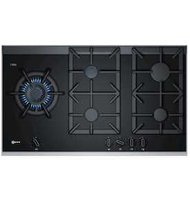 Neff: Neff 90cm 5 Burner Gas Cooktop Ceramic Glass - T29TA79N0A+ - Kitchen Things