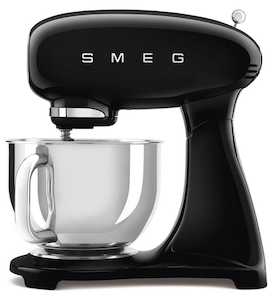 Stand Mixers: Smeg Stand Mixer Black - SMF03BLAU - Kitchen Things