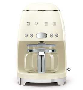 Smeg Drip Filter Coffee Machine Cream - DCF02CRAU - Kitchen Things