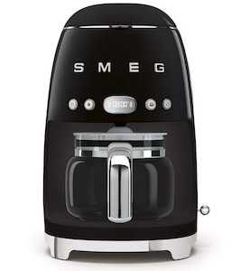 Smeg Drip Filter Coffee Machine Black - DCF02BLAU - Kitchen Things