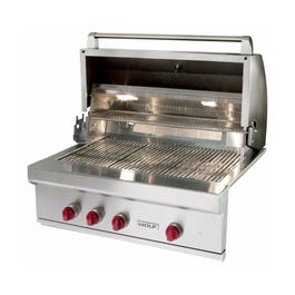 Products: Wolf 91cm Built-in Outdoor Grill - ICBOG36 Stainless Steel - OG36 - Kitchen Things