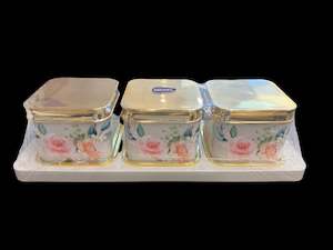 Selvel Polypropylene Utility/serving Container (Pack of 3, )Floret