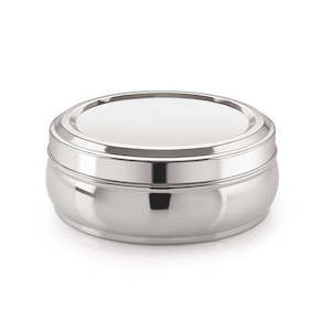 Utensils: Stainless Steel Container/ Puri Dibba Belly