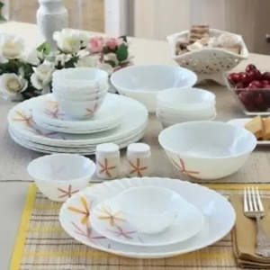 La Opala Autunm Flower Dinner Set of 29 pieces