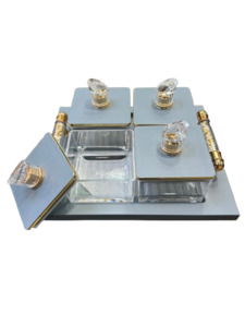 Tableware: Utility/serving Container  Super Rafel Set 4 Heavy Acralic Containers with Airtight Lid