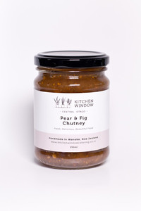 Products: Pear & Fig Chutney - Handmade Chutneys NZ - Kitchen Window Catering
