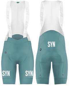 Mens SYNDICATE PRO BIB SHORTS Blue Rain