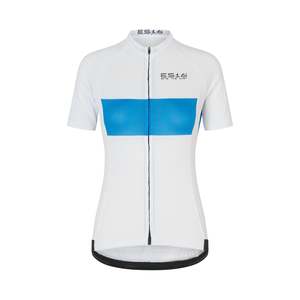 ES16 Cycling Jersey Elite Spin Stripe White. Women
