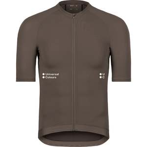 Universal Colours Men's Mono Short Sleeve - Mid Dark Brown