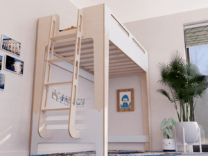 Loft Bed "TreeHouse" | Birch Ply