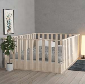Montessori Bed | Removable Rails | NZ Pine