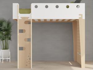 Special - Loft Bed "Coral" With Pegboard