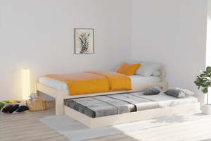 Bed with Trundle | NZ Pine