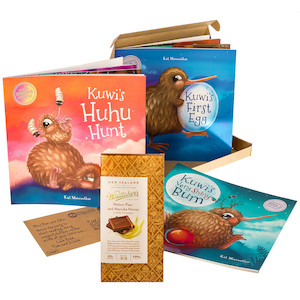 Trio of Kuwi Books - Kiwiana Hampers AROHA FROM AOTEAROA