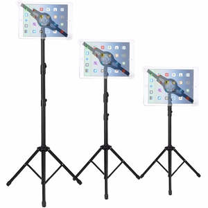 Fashion Accessories: iPad | Tablet Tripod - Height Adjustable 360 Rotating Floor Stand | All 7-12 inch Tablets