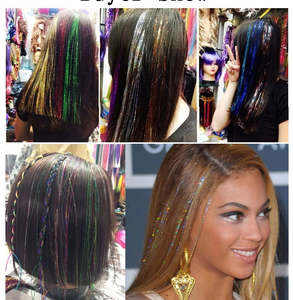 Fashion Accessories: Bling Hair Extensions - Sparkling Hair Tinsel