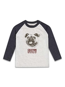 3 8 year olds - Kiwi Boyz Clothing: Kids boys clothing/Bulldog long sleeve shirt/Kiwi Boyz Clothing