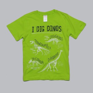 3 8 year olds - Kiwi Boyz Clothing: Boys Dig Dinos T-Shirt - Dinosaurs - Kiwi Boyz Clothing