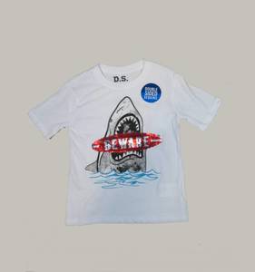 Shark Sequin T-shirt - Fun T-shirts - Kiwi Boyz Clothing
