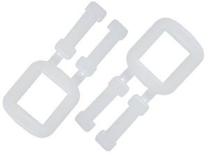 Protective Packaging - Strapping Buckles 12mm (1000) White - Kiwi Business