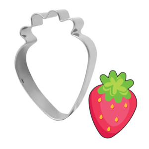 Cookie Cutters: Strawberry cookie cutter